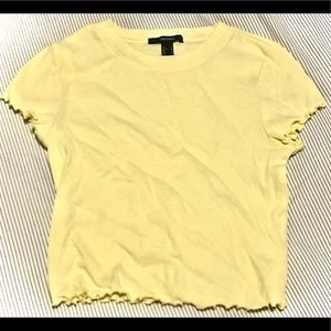 Basic tee crop top
